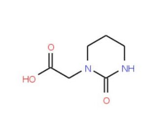 (2-oxotetrahydropyrimidin-1(2H)-yl)acetic acid - chemical structure image