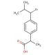 2-[p-(1-Bromo-2-methylpropyl)phenyl]propionic Acid (CAS 75625-98-8) - chemical structure image