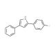 2-(p-Fluorophenyl)-4-phenylpyrrole (CAS 862201-39-6) - chemical structure image