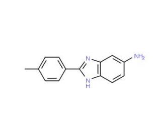 2-p-Tolyl-1H-benzoimidazol-5-ylamine - chemical structure image