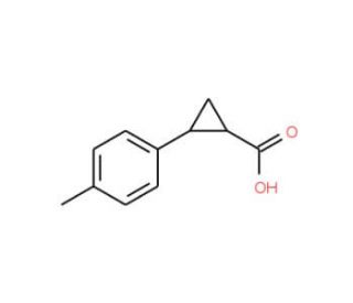 2-p-Tolyl-cyclopropanecarboxylic acid (CAS 869941-94-6) - chemical structure image