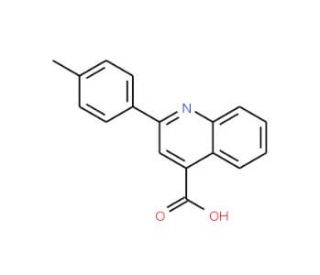 2-p-Tolyl-quinoline-4-carboxylic acid (CAS 20389-05-3) - chemical structure image