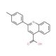 2-p-Tolyl-quinoline-4-carboxylic acid (CAS 20389-05-3) - chemical structure image