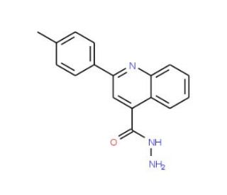 2-p-Tolyl-quinoline-4-carboxylic acid hydrazide - chemical structure image