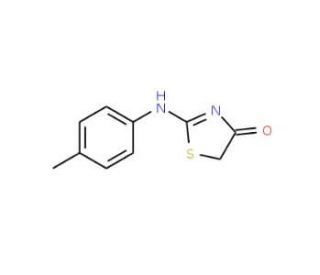 2-p-Tolylamino-thiazol-4-one (CAS 17385-68-1) - chemical structure image