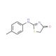 2-p-Tolylamino-thiazol-4-one (CAS 17385-68-1) - chemical structure image
