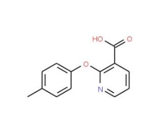 2-(p-Tolyloxy)nicotinic acid (CAS 54629-15-1) - chemical structure image