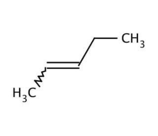 2-Pentene (mixture of cis and trans) (CAS 109-68-2) - chemical structure image