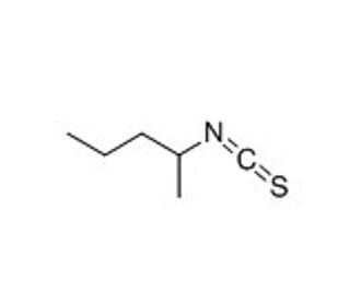 2-Pentyl isothiocyanate (CAS 201224-94-4) - chemical structure image