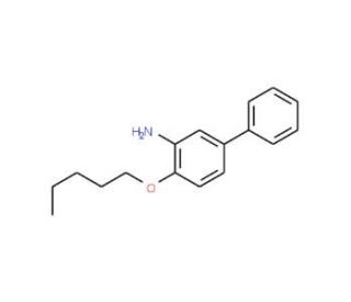 2-Pentyloxy-5-phenylaniline (CAS 206761-83-3) - chemical structure image