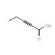 2-Pentynoic acid (CAS 5963-77-9) - chemical structure image