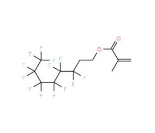2-(Perfluorohexyl)ethyl methacrylate (CAS 2144-53-8) - chemical structure image