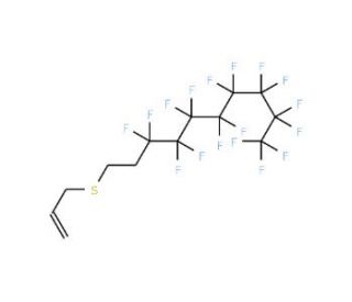2-(Perfluorooctyl)ethyl allyl sulfide (CAS 239463-91-3) - chemical structure image
