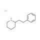 2-Phenethyl-piperidine hydrochloride - chemical structure image