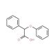 2-phenoxy-2-phenylacetic acid (CAS 6328-74-1) - chemical structure image