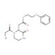 2-Phenoxyethyl 2-[1-(2-bromoacetyl)-3-oxo-2-piperazinyl]acetate - chemical structure image