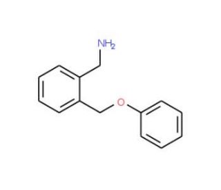 2-(Phenoxymethyl)benzylamine (CAS 168971-56-0) - chemical structure image