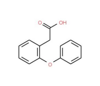 2-Phenoxyphenylacetic acid (CAS 25563-02-4) - chemical structure image