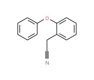 2-Phenoxyphenylacetonitrile (CAS 25562-98-5) - chemical structure image