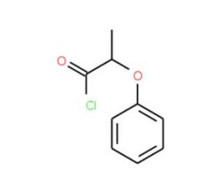 2-Phenoxypropionyl chloride (CAS 122-35-0) - chemical structure image