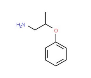 2-Phenoxypropylamine (CAS 6437-49-6) - chemical structure image