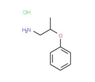 2-Phenoxypropylamine hydrochloride - chemical structure image