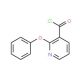 2-phenoxypyridine-3-carbonyl chloride (CAS 51362-49-3) - chemical structure image