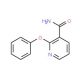 2-Phenoxypyridine-3-carboxamide (CAS 111950-69-7) - chemical structure image