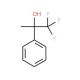 2-Phenyl-1,1,1-trifluoropropan-2-ol, (CAS 426-54-0) - chemical structure image