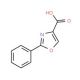 2-Phenyl-1,3-oxazole-4-carboxylic acid (CAS 23012-16-0) - chemical structure image