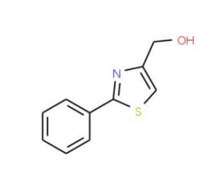 (2-Phenyl-1,3-thiazol-4-yl)methanol (CAS 23780-13-4) - chemical structure image
