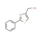 (2-Phenyl-1,3-thiazol-4-yl)methanol (CAS 23780-13-4) - chemical structure image