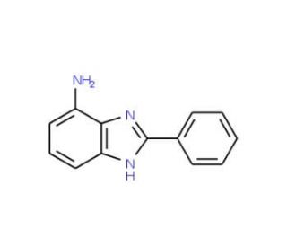 2-Phenyl-1H-benzoimidazol-4-ylamine - chemical structure image