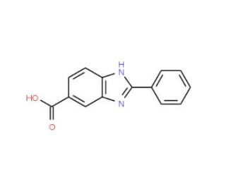 2-Phenyl-1H-benzoimidazole-5-carboxylic acid - chemical structure image