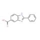 2-Phenyl-1H-benzoimidazole-5-carboxylic acid - chemical structure image