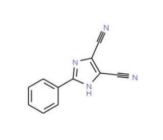 2-Phenyl-1H-imidazole-4,5-dicarbonitrile (CAS 50847-06-8) - chemical structure image