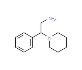 2-Phenyl-2-piperidin-1-yl-ethylamine (CAS 5815-73-6) - chemical structure image