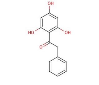 2-Phenyl-2&prime;,4&prime;,6&prime;-trihydroxyacetophenone (CAS 727-71-9) - chemical structure image