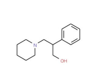 2-Phenyl-3-piperidin-1-yl-propan-1-ol (CAS 802559-15-5) - chemical structure image