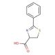 2-phenyl-4,5-dihydro-1,3-thiazole-4-carboxylic acid - chemical structure image