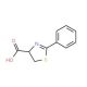 2-Phenyl-4,5-dihydro-thiazole-4-carboxylic acid - chemical structure image