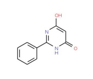 2-Phenyl-4,6-pyrimidinediol (CAS 63447-35-8) - chemical structure image