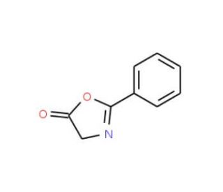 2-Phenyl-4H-oxazol-5-one (CAS 1199-01-5) - chemical structure image