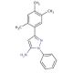 2-Phenyl-5-(2,4,5-trimethyl-phenyl)-2H-pyrazol-3-ylamine - chemical structure image