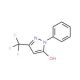 2-Phenyl-5-trifluoromethyl-2H-pyrazol-3-ol (CAS 96145-98-1) - chemical structure image