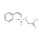 (2-Phenyl-ethenesulfonylamino)-acetic acid - chemical structure image
