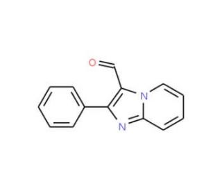 2-Phenyl-imidazo[1,2-a]pyridine-3-carbaldehyde (CAS 3672-39-7) - chemical structure image