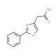 (2-Phenyl-oxazol-4-yl)-acetic acid (CAS 22086-89-1) - chemical structure image