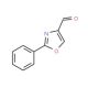 2-Phenyl-oxazole-4-carbaldehyde (CAS 20771-08-8) - chemical structure image