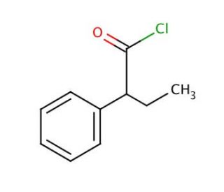 2-Phenylbutyryl chloride (CAS 36854-57-6) - chemical structure image